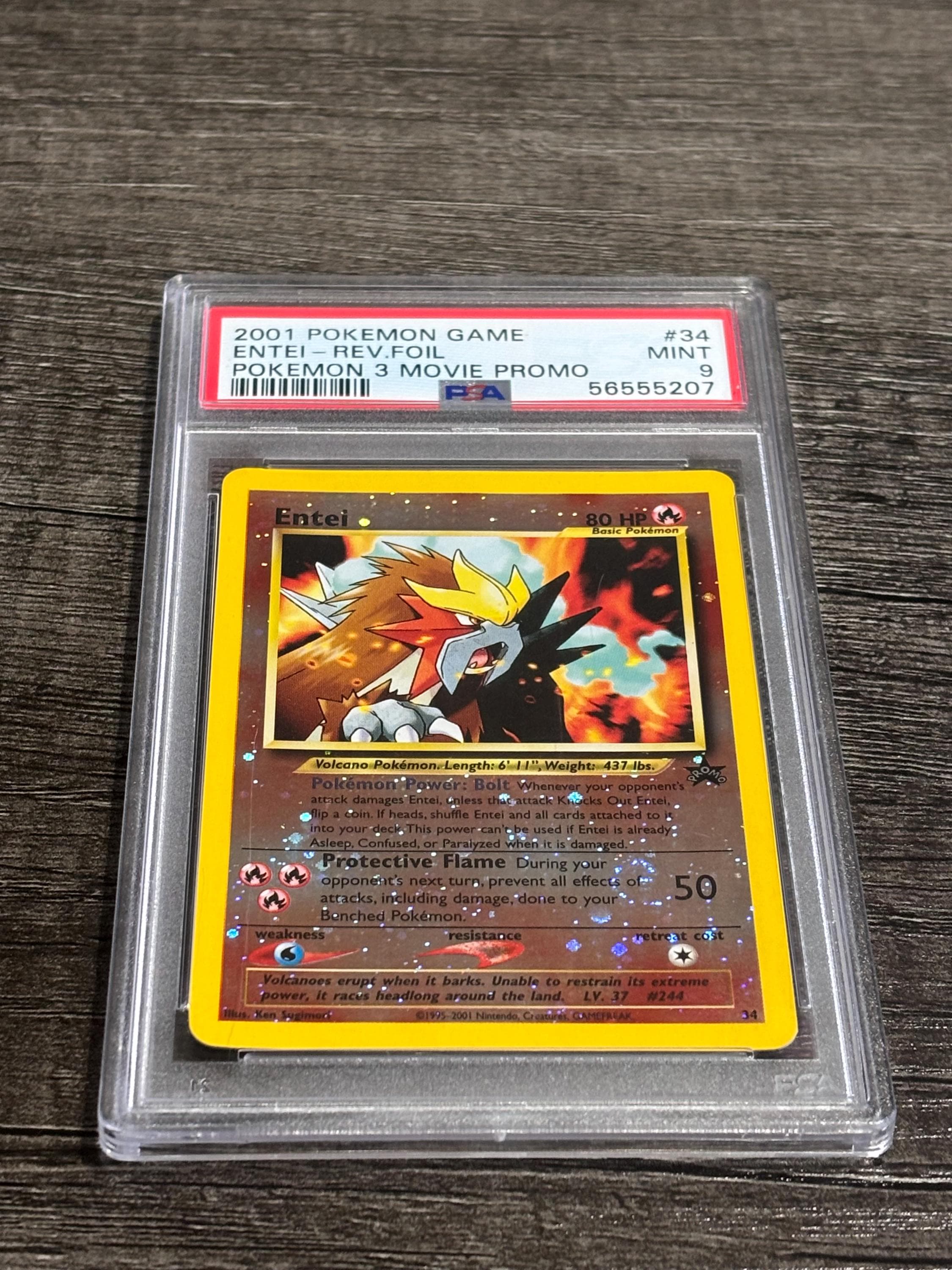 旧*ー様 PSA9 旧裏 エンテイ ENTEI はしりさる ポケモンカード旧裏 エンテイ はしりさる 1枚の通販 キヨミ