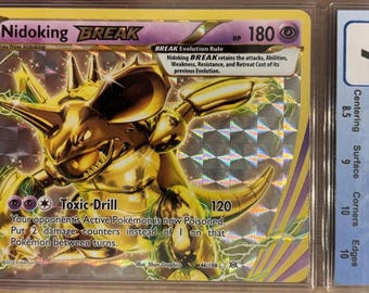 Nidoking BREAK Holographic XY Evolutions CGC 9 High-grade Pokmon Card Collectible - Etsy Nidoking BREAK Holographic XY Evolutions CGC 9 High-grade Pokmon Card Collectible - Etsy