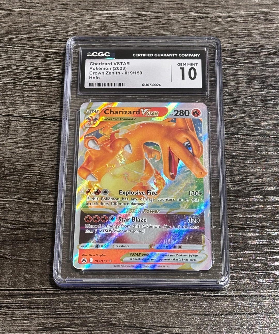 Charizard Vstar - Crown Zenith Graded CGC 10 - Pokémon Trading