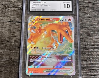 Charizard Vstar - Crown Zenith Graded CGC 10 - Pokémon Trading