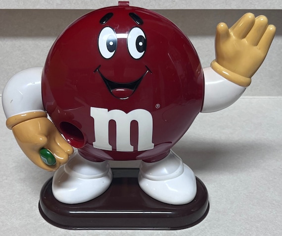 Rare Vintage 1991 Red M&M Candy Dispenser Sought-after 90s