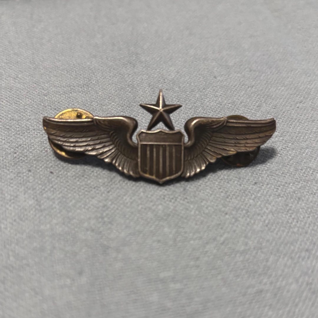 1960s Sterling Silver US Air Force Pilot Wings Military Lapel Pin - Etsy