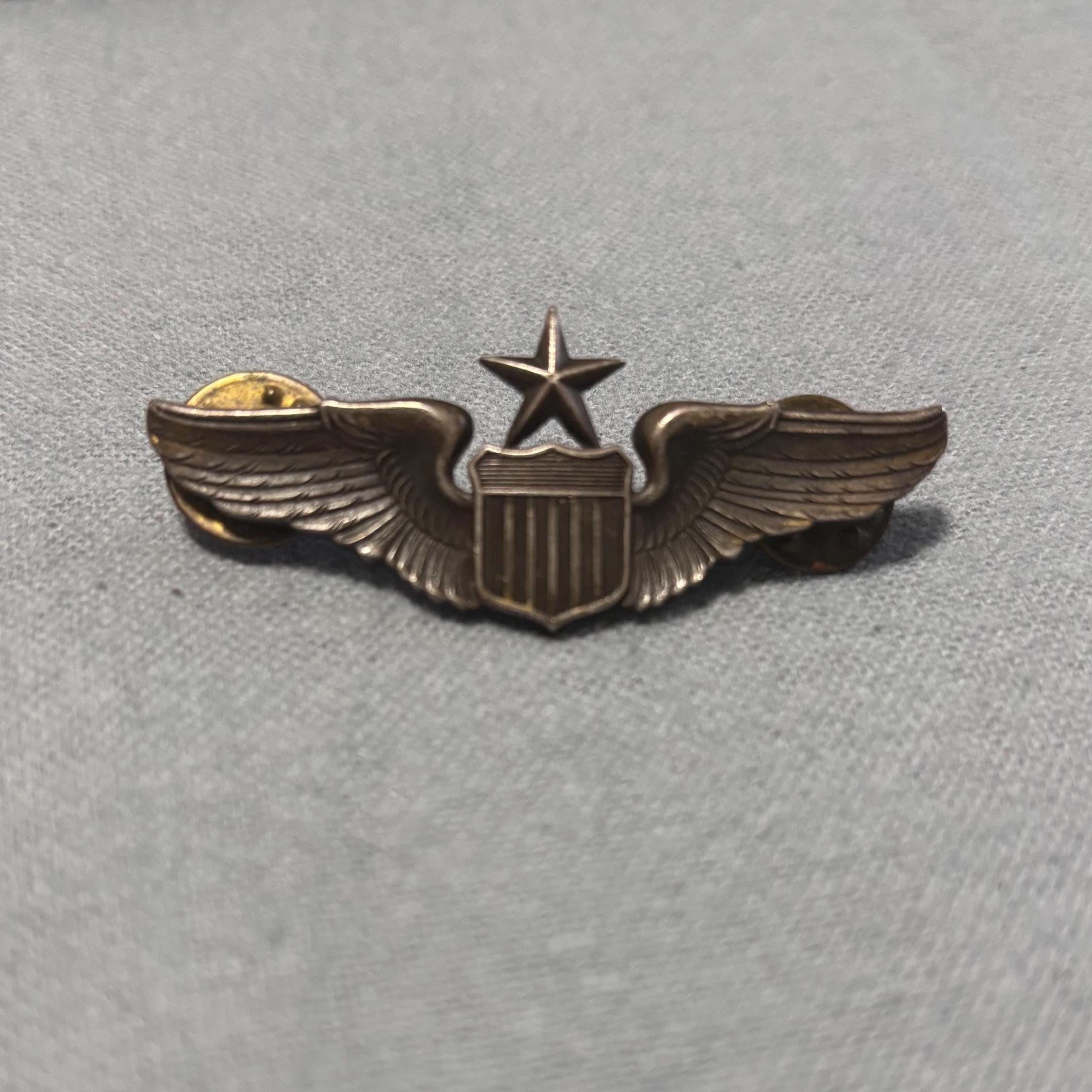 1940’s★ アメリカ陸軍航空隊 ★Air Crew Wing Pin★WW2 1940's☆ アメリカ陸軍航空隊 ☆Air Crew Wing Pin☆WW2 【公式通販】