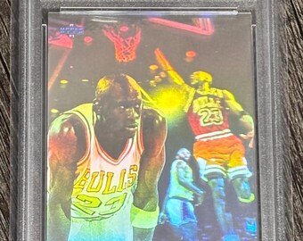 1991 Upper Deck Michael Jordan AW1 Hologram PSA 8 Mint Award