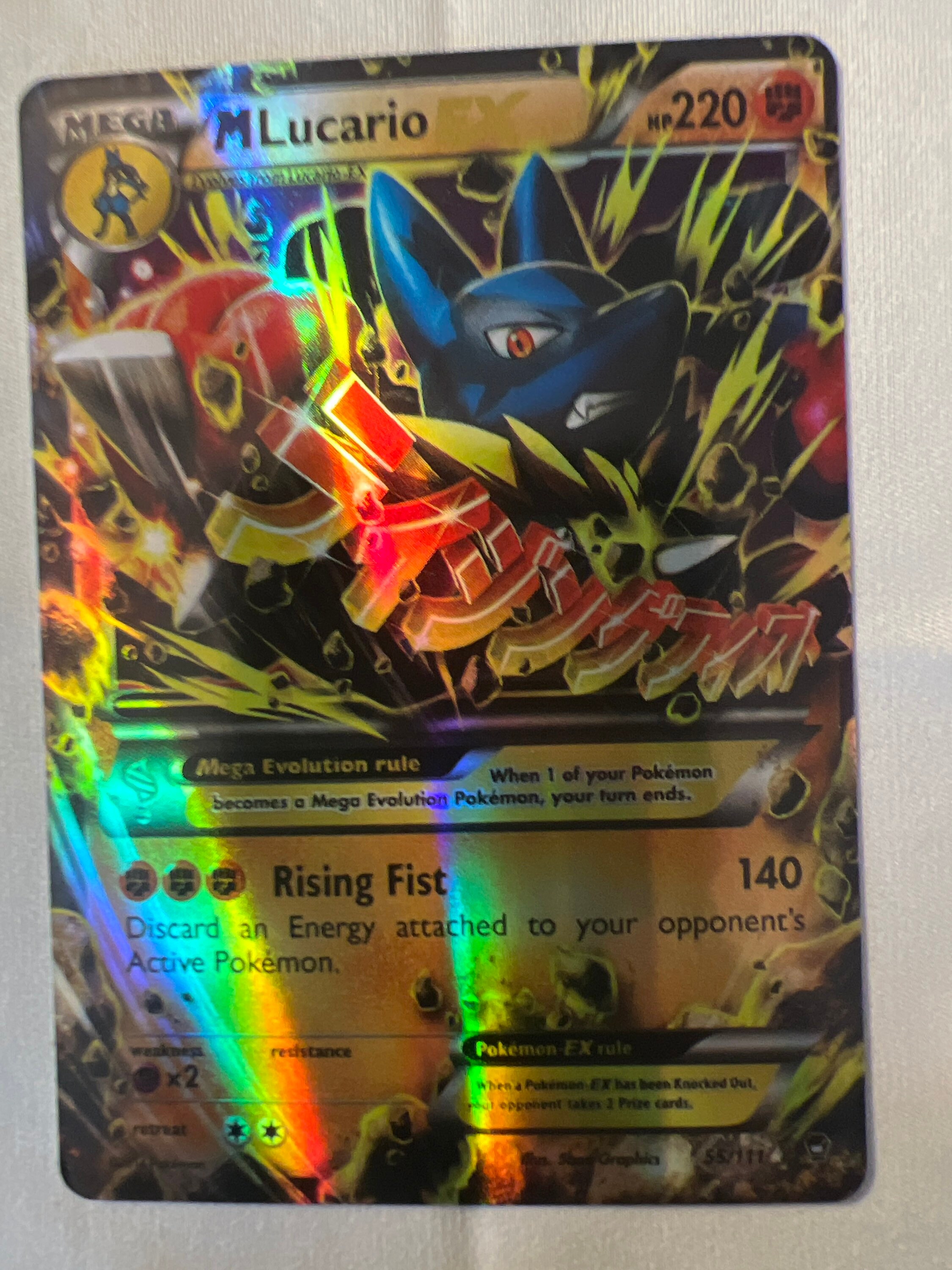 Mega Lucario Ex - Etsy