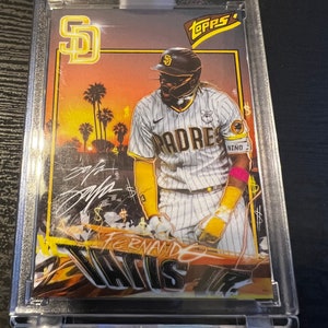 Topps Fernando Tatis Jr. Projeto 70 Cartão de beisebol colecionável em perfeito estado