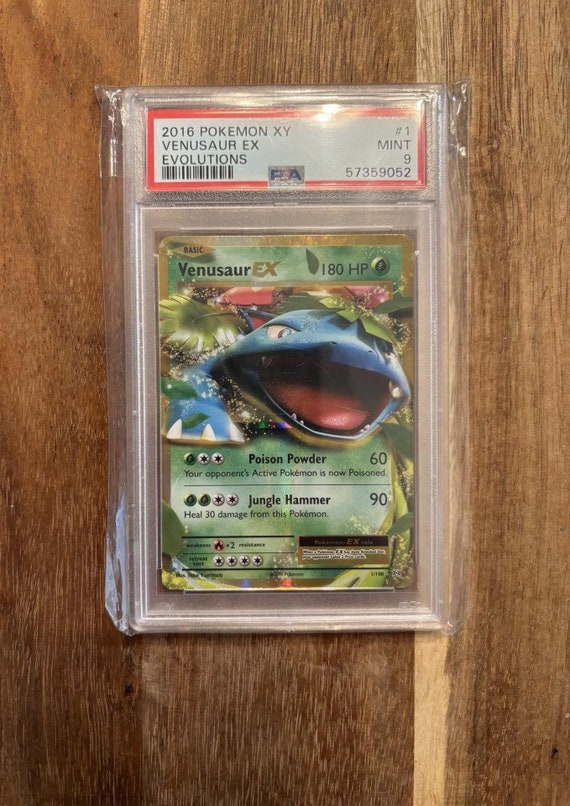 Venusaur EX Holofoil - Pokémon XY Evolutions - PSA Graded 9