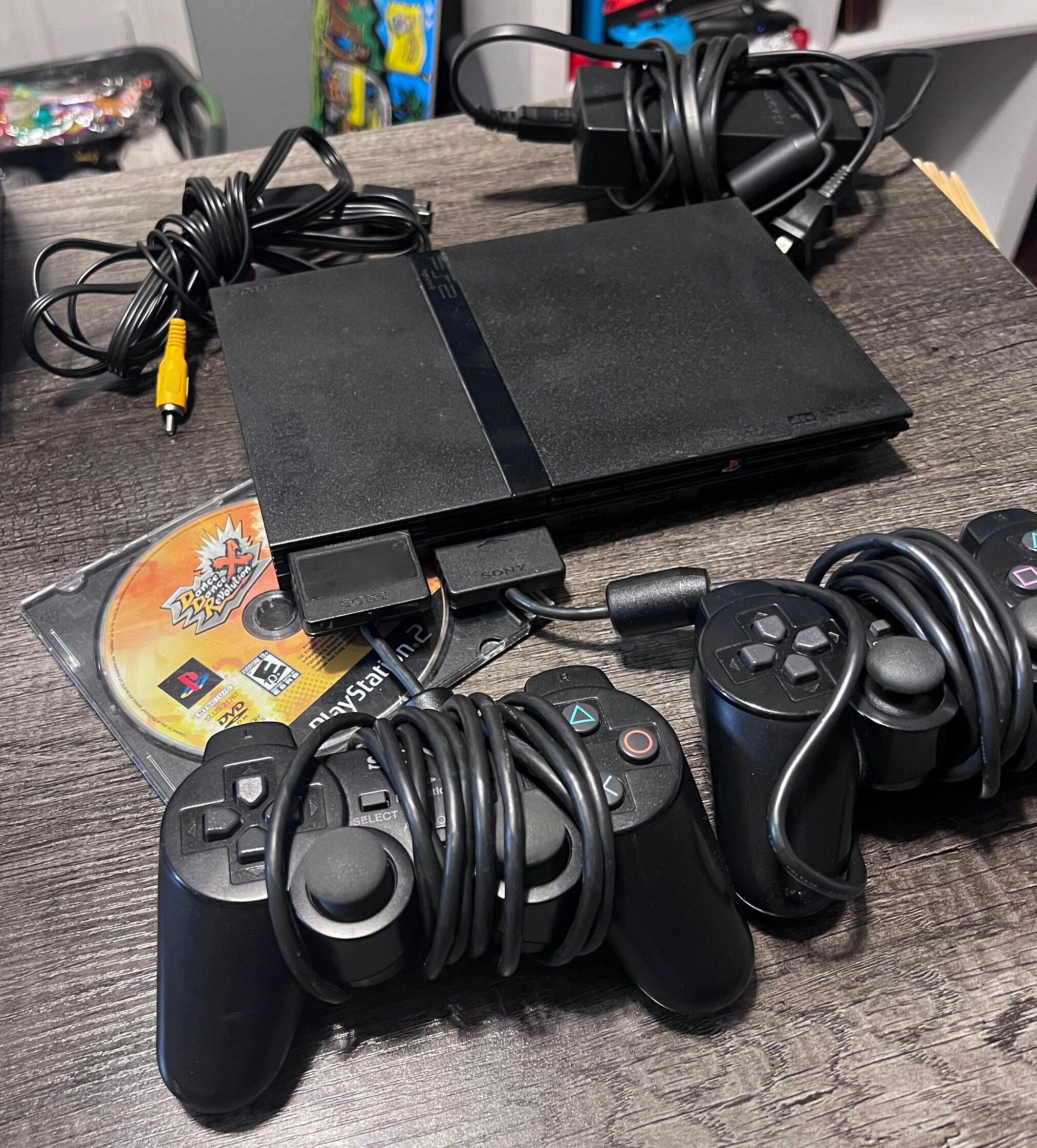 ビンテージ ソニー PS2 スリム ブラック コンソール