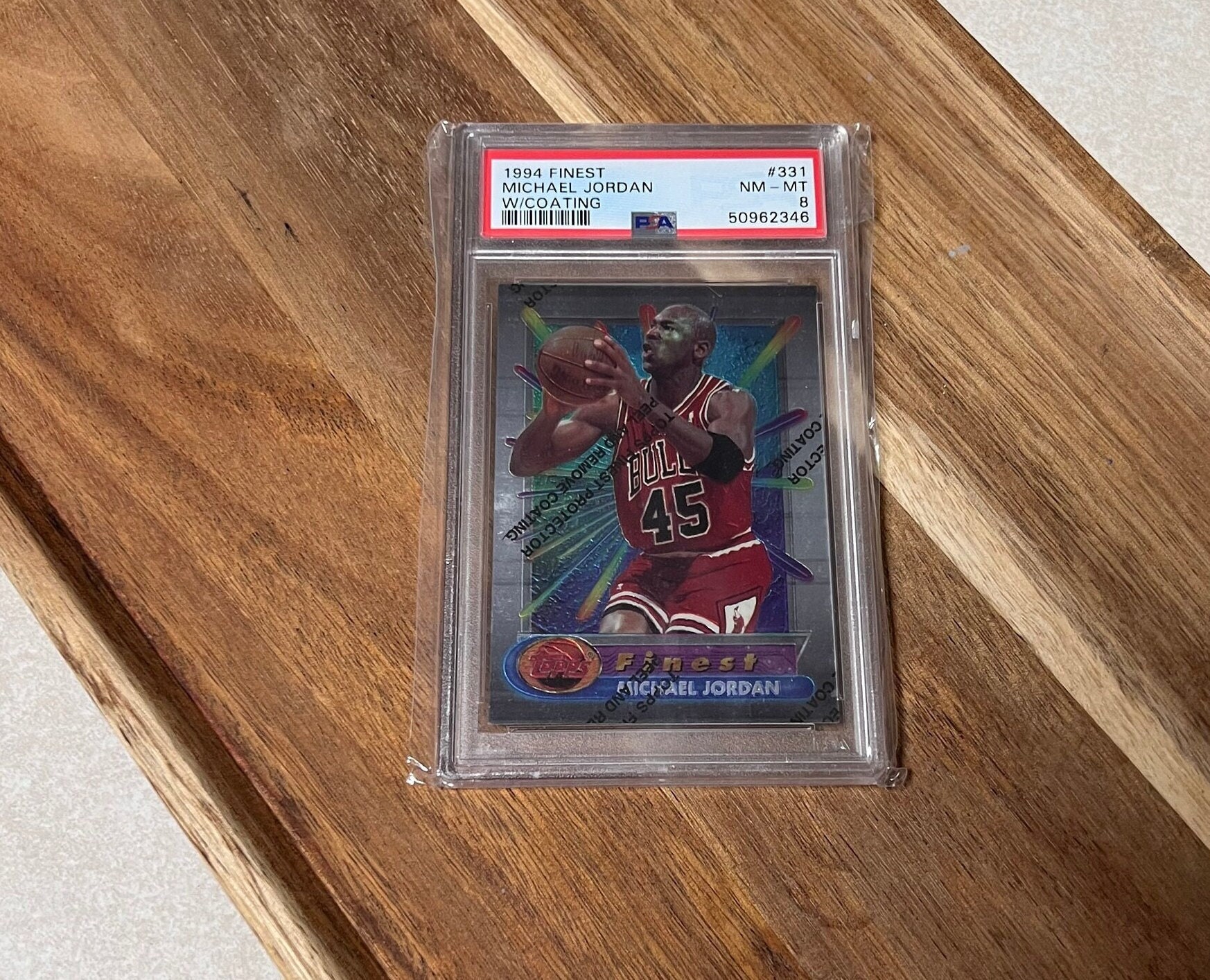 1994 Topps Finest Michael Jordan #331 PSA 8 Near Mint