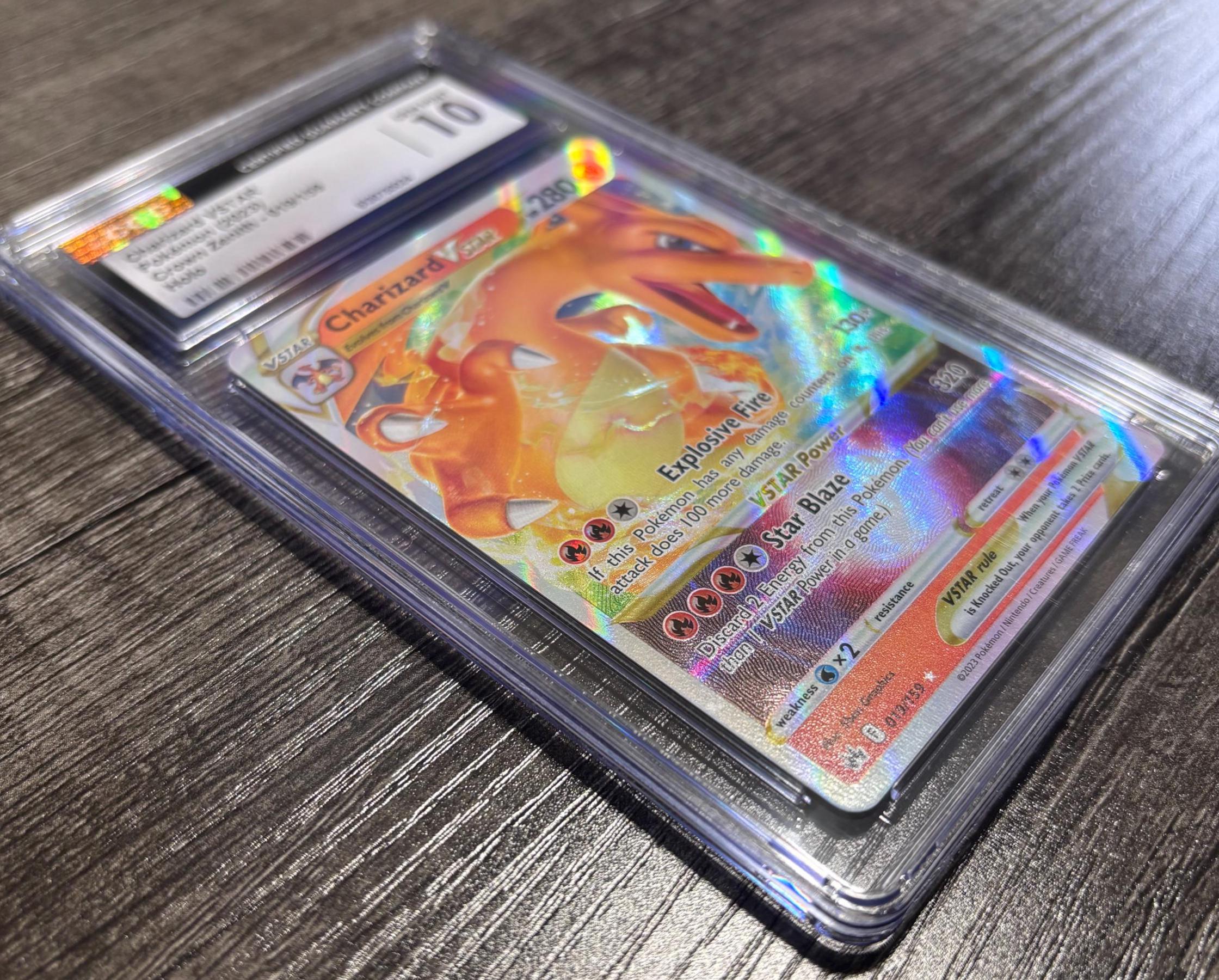 Charizard Vstar - Crown Zenith Graded CGC 10 - Pokémon Trading
