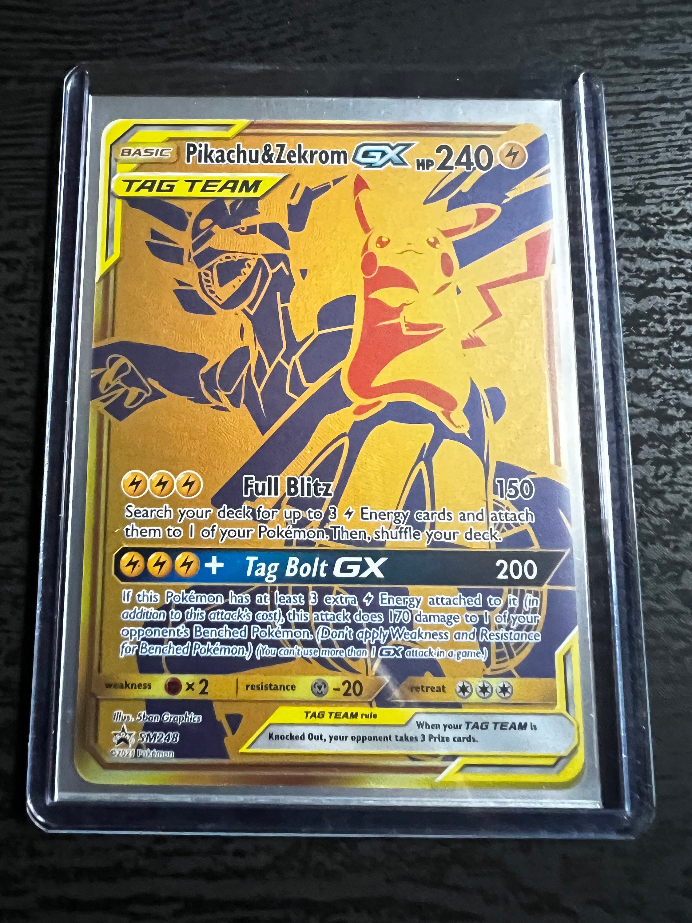 Pokemon Card ZEKROM EX BOOTLEG, Hobbies & Toys, Toys & Games on Carousell