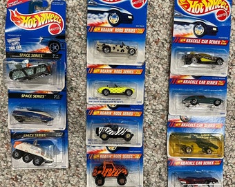 HOT WHEELS Lot of 11 NIB Cars 1994 & 1995 Mattel Series