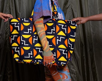 Dak Maxi tote bag | Reversible bag| Waterproof bag| Extra large beach bag | African print bag | Large shopping bag | reusable bag | Afrochic