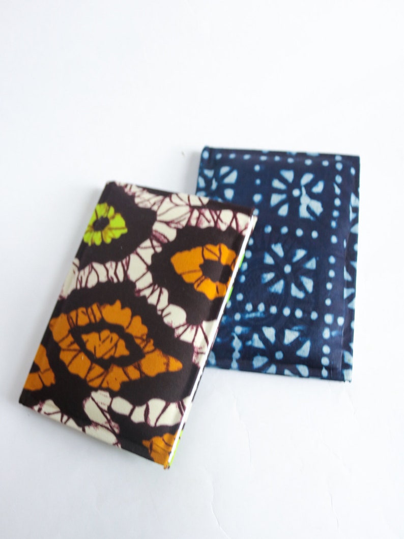 African prints notebooks Handmade journal Stylish notebooks padded notebooks gift for her colourful Stationery Office gift M + S multi leaf