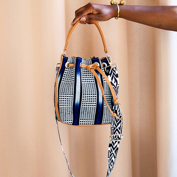 Bogolan fabric Dak crossbody bag | Cultural handmade bags | African fabric bag | perfect Afrochic gift