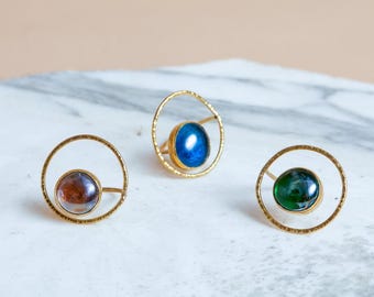 Handgemaakte messing spiraalring: verstelbare Afrikaanse statement sieraden