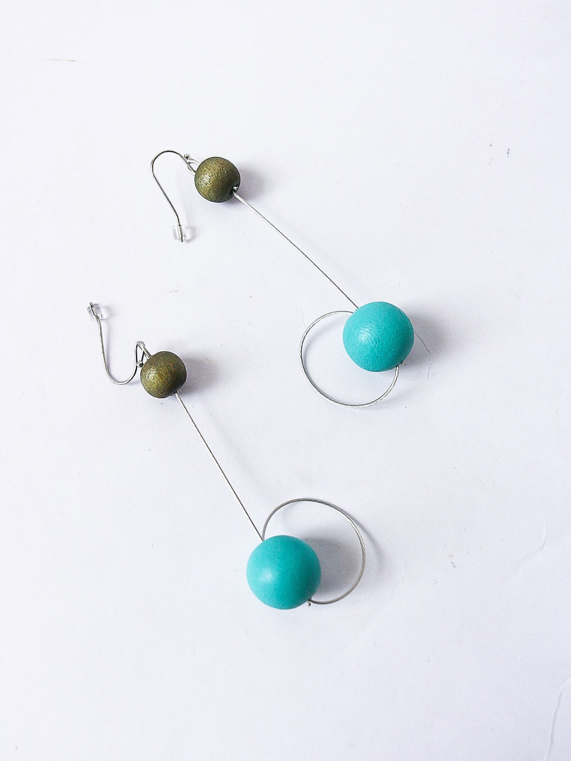 Minimal Boa Earrings | Lightweight Arty Handmade Deco Amazing Gift For Her Women