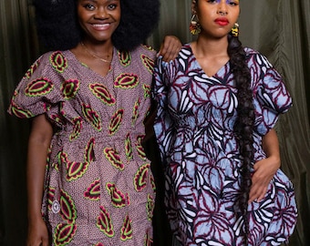 Africa print shirt-dress style | Ankara dress