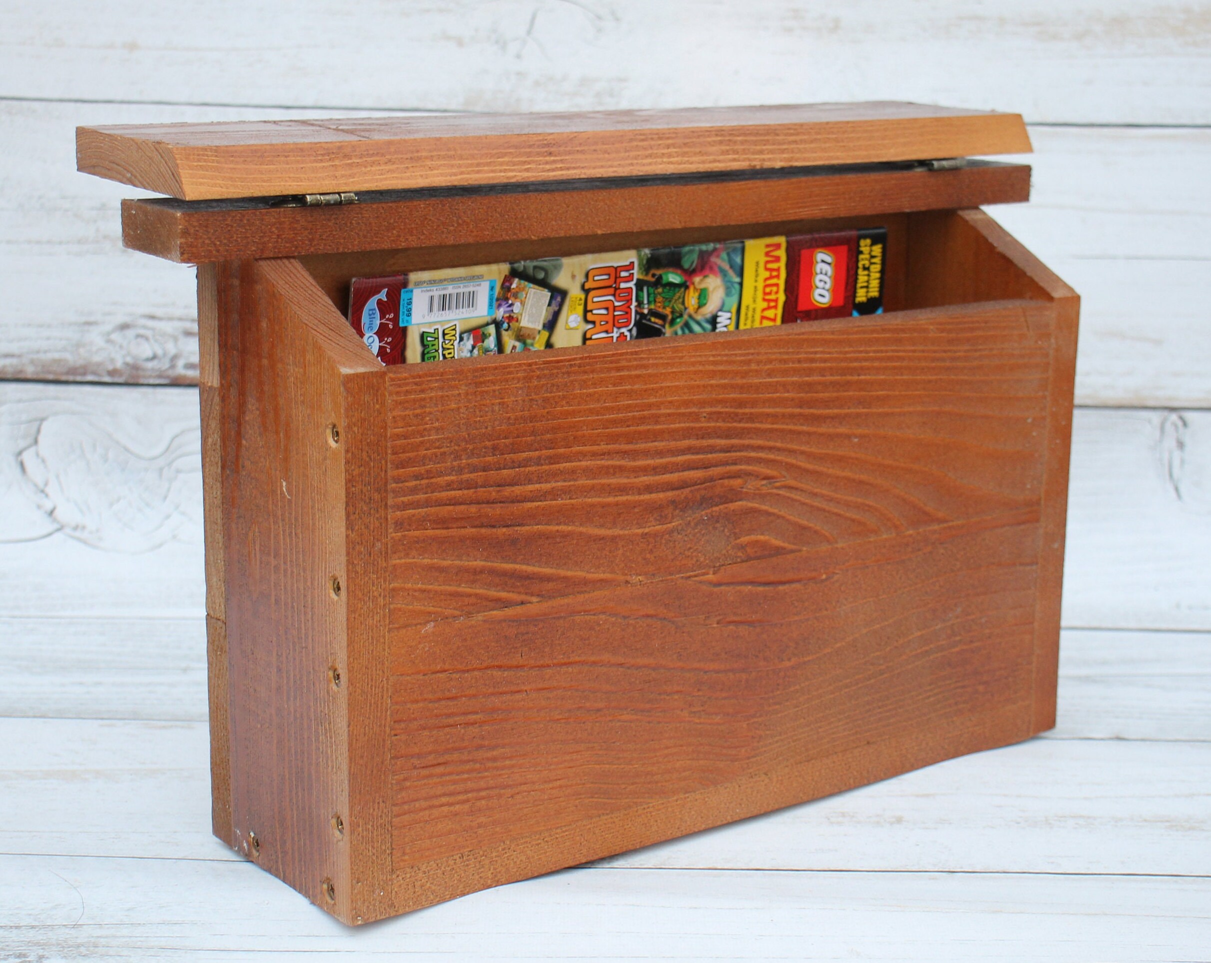 Wall Mount Mailbox Briefkasten Holz Wood Mailbox Wall Etsy Canada