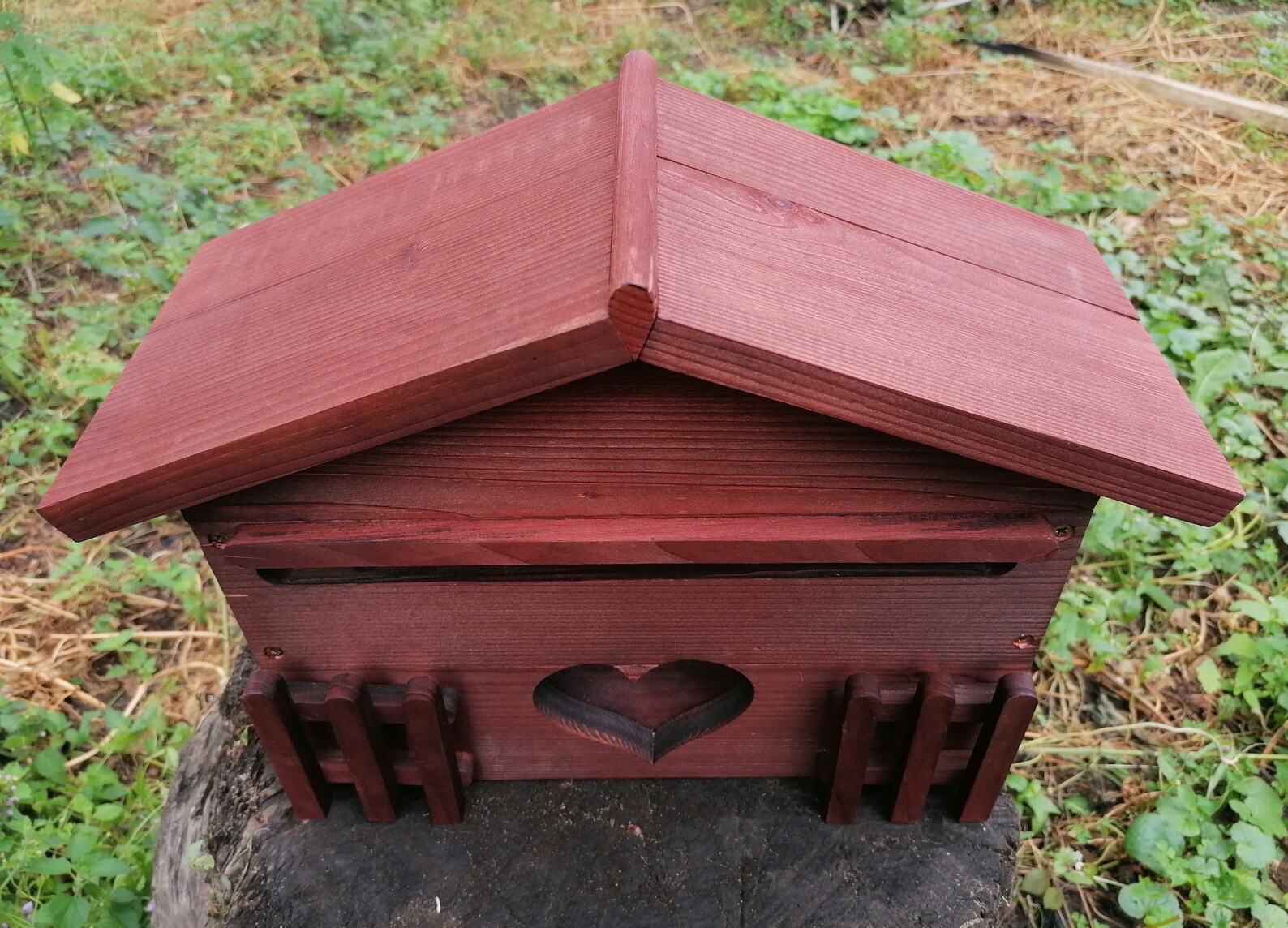 Wall Mount Mailbox Wooden Mail Box Wood Wall Mounted Etsy