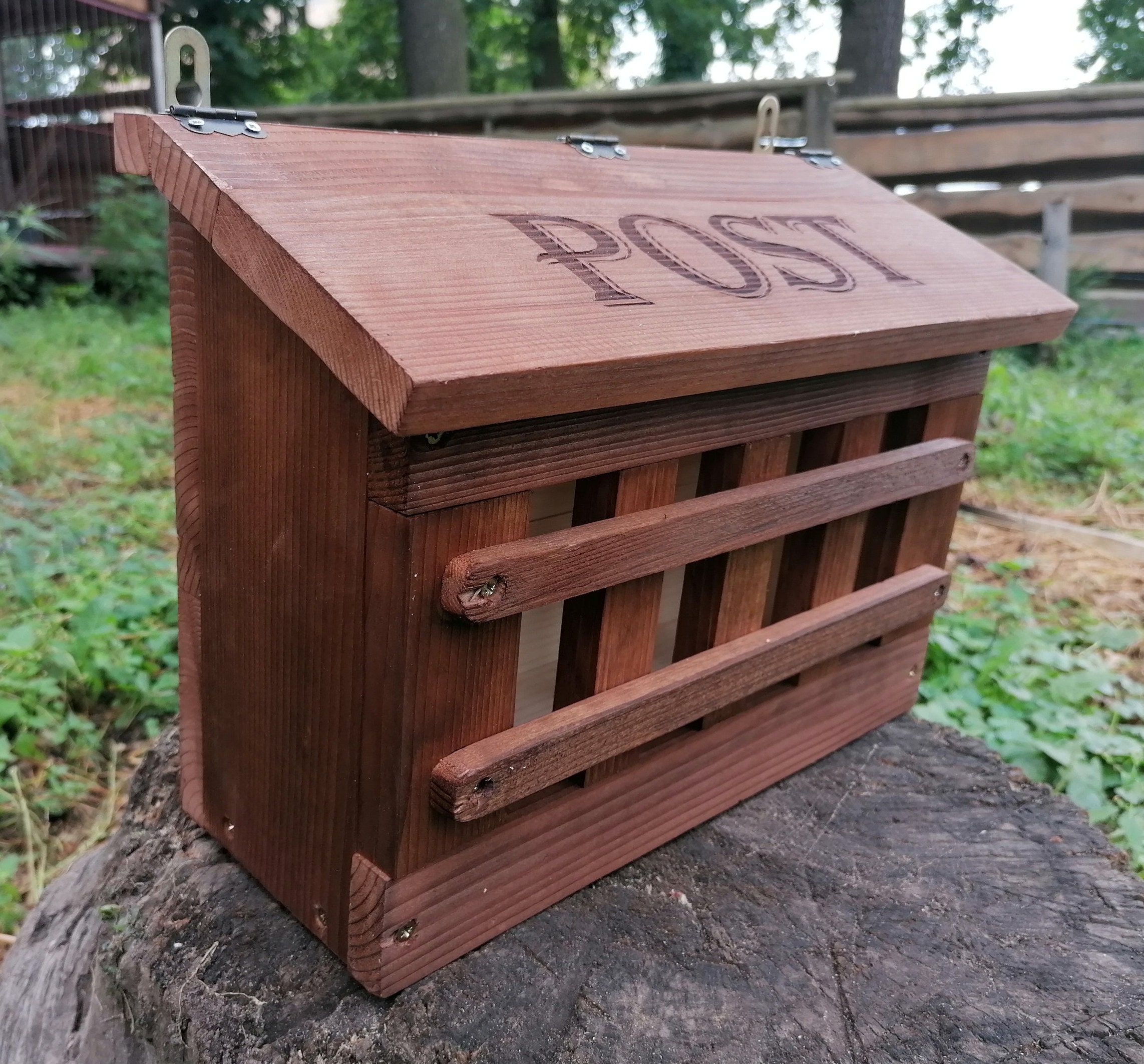 Wall Mount Mailbox Wooden Mail Box Wood Wall Mounted Etsy Australia