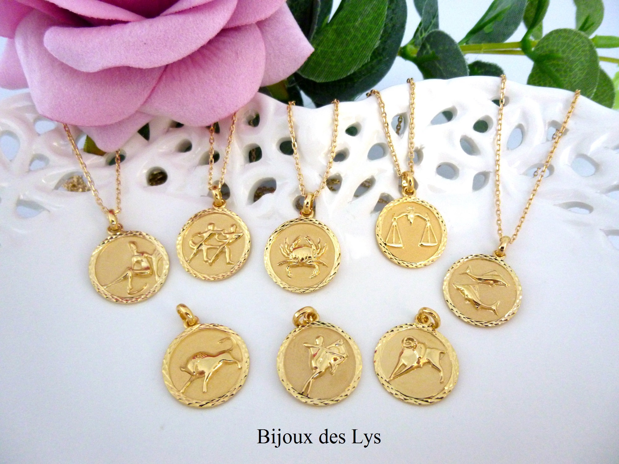 Médaille Pendentif Zodiaque Balance - 3.7263.00