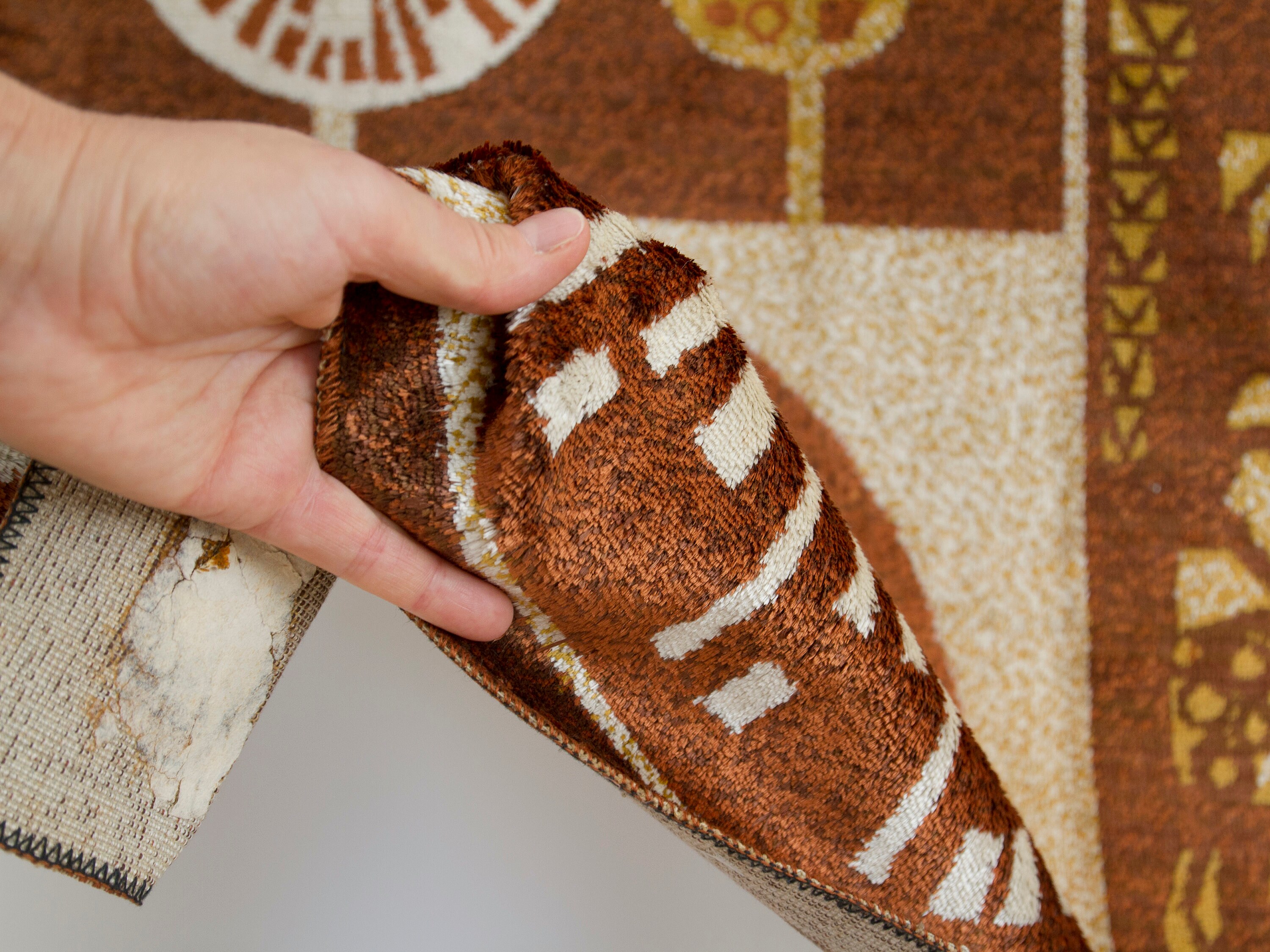 Arte moderno de la pared de la sala de estar de mediados de | Etsy