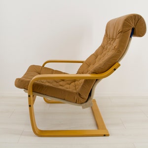 Vintage Ikea Leather Poem Chair Noboru Nakamura Design From 70s Ikea Cantilever Leather Armchair by Nakamura Etsy