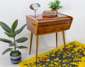 Mid century modern nightstand, cabinet, side table, Mid century modern small table, night stand