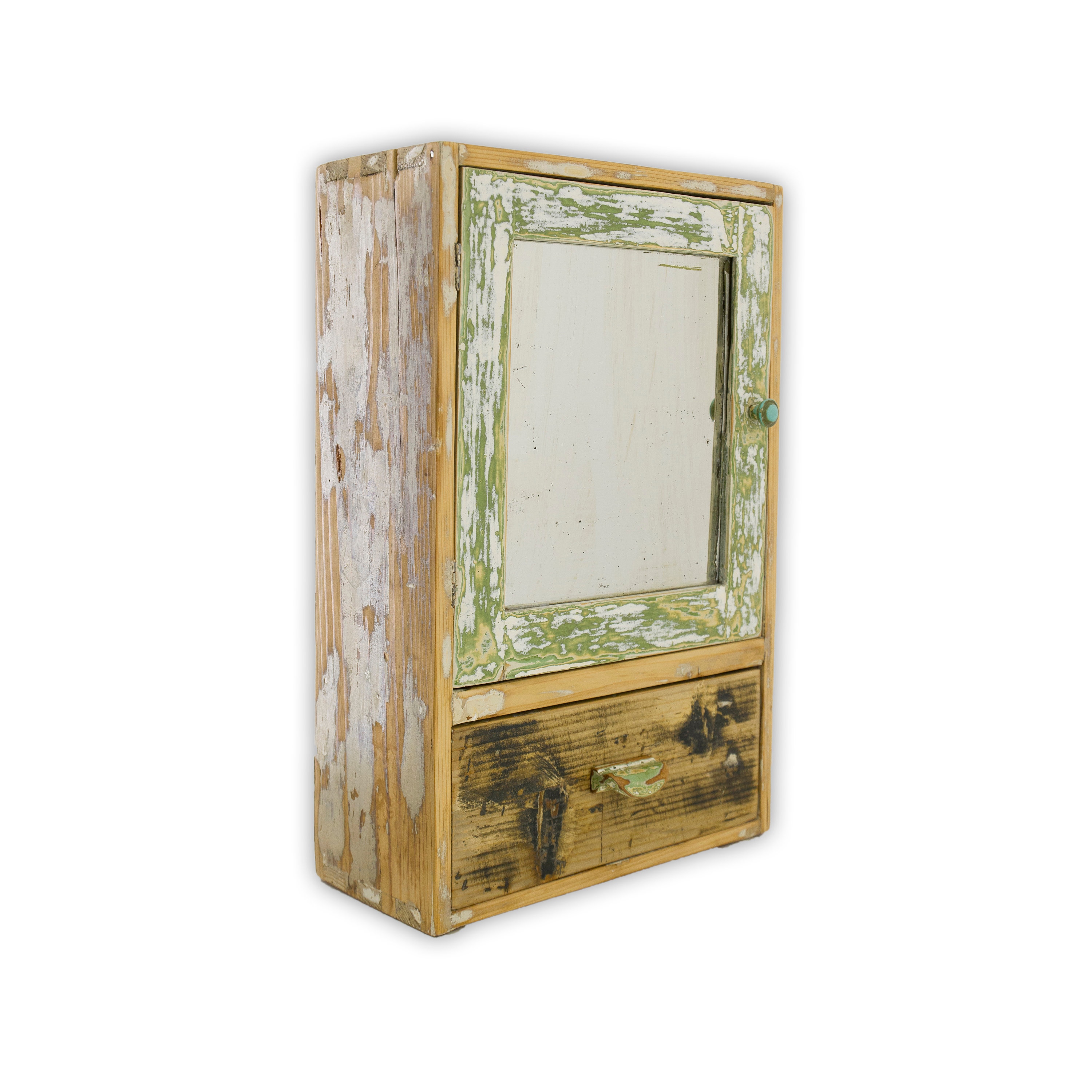Vintage medicine cabinet with mirror discount