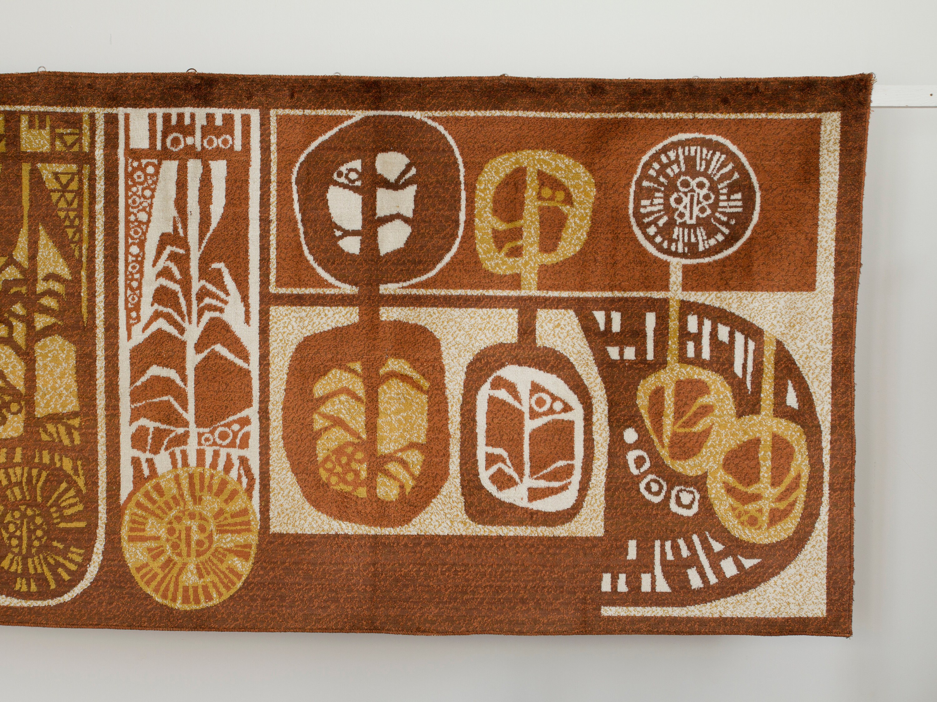 Arte moderno de la pared de la sala de estar de mediados de | Etsy