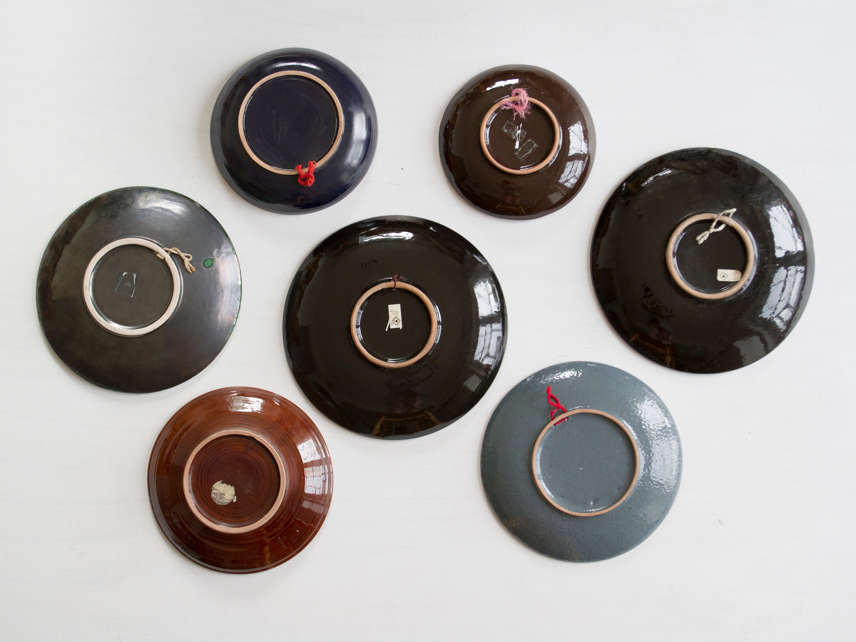 Mid century modern wall plates 60s ceramic plates for wall Etsy
