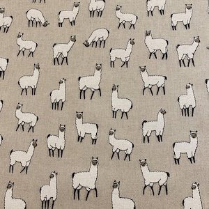 Linen Look Alpaca/Llama fabric - By the metre