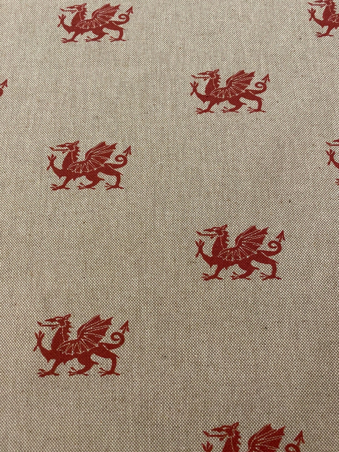 Tejido Algodón Dragones Castillos | Tienda De Telas Textil Siles