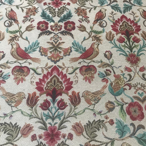 William Morris Style Tapestry Fabric
