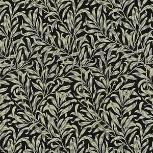 William Morris Willow Bough Fabric - Ebony - 100% Cotton