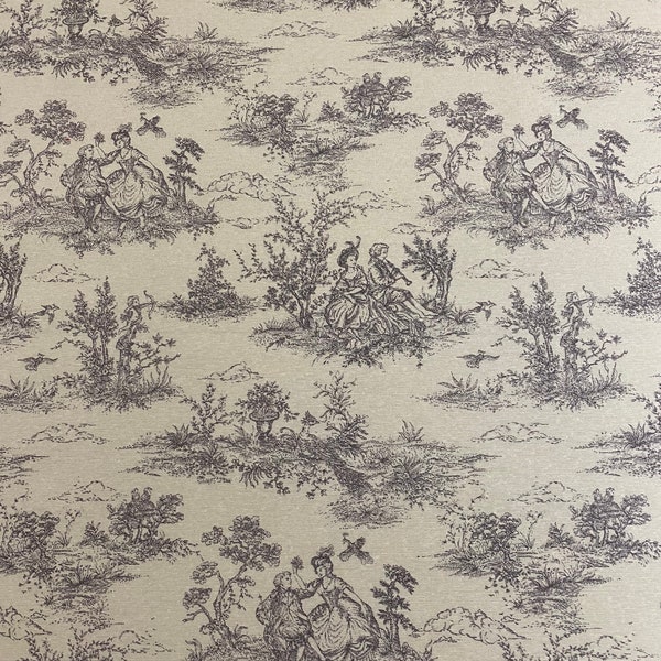 Toile de Jouy - Coloris Gris