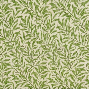 William Morris Willow Bough Fabric - Sage - 100% Cotton