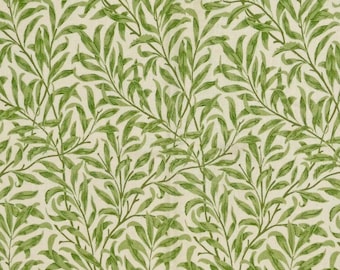 William Morris Willow Bough Fabric - Sage - 100% Cotton