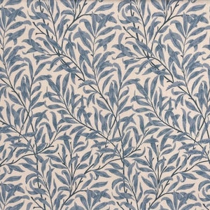 William Morris Willow Bough Fabric - Azure - 100% Cotton