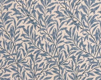 William Morris Willow Bough Fabric - Azure - 100% Cotton