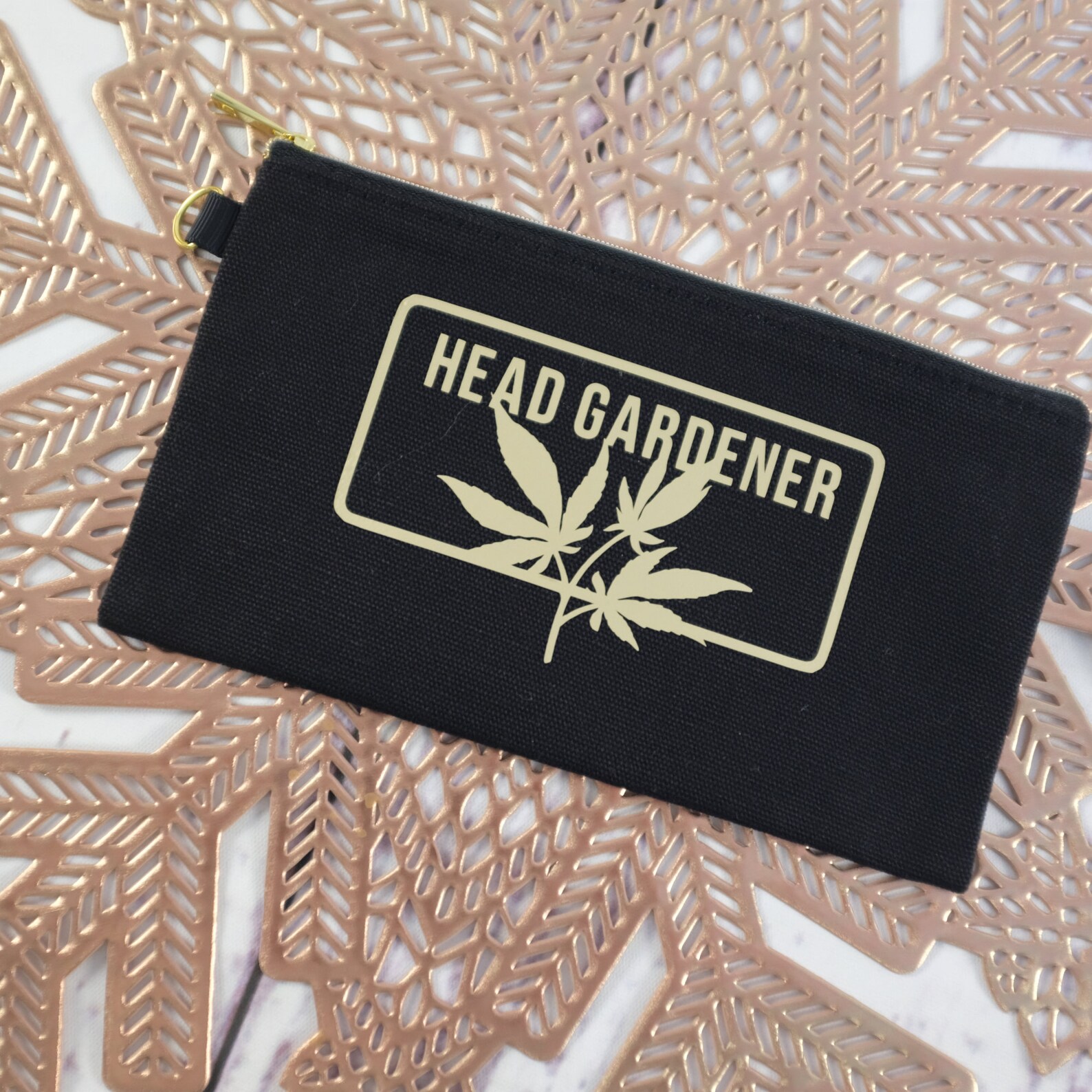 Canvas weed case / head gardener / cannabis lovers & Etsy