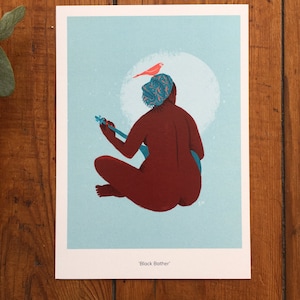 Baigneuse - A6 Art print