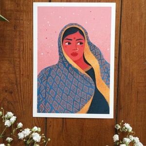 Indienne - A6 Art print