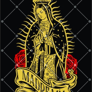 Virgin Mary / Digital Instant Download / Svg / Jpg / Png / Cdr / Ai ...