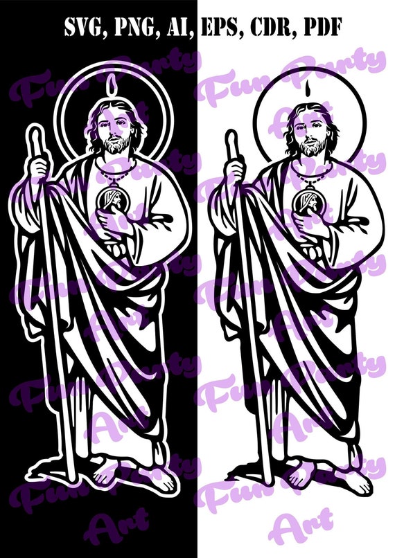 San Judas Tadeo PNG File, Ready to Download *READ DISCRIPTION*