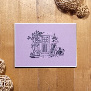 Idyllische Gartentür | Motiv-(Post)Karte | Stampin' Up | Postkarte, Karte, gestempelt, Freunde, Freundin, Gruß, Geburtstag, handgemacht