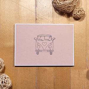 Bus mit Herz | (Post)Karte - Autobus mit Herz | Stampin' Up | Postkarte, Karte, gestempelt, Freunde, Freundin, Gruß, Geburtstag, handgemacht