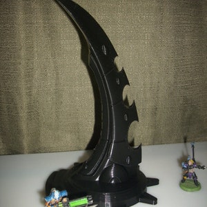 Eldar Webway Webgate with Custom Base Support! -  Terrain Scenery Piece - High Resolution -  28mm Pathfinder - Many COLORS -(3) sizes!