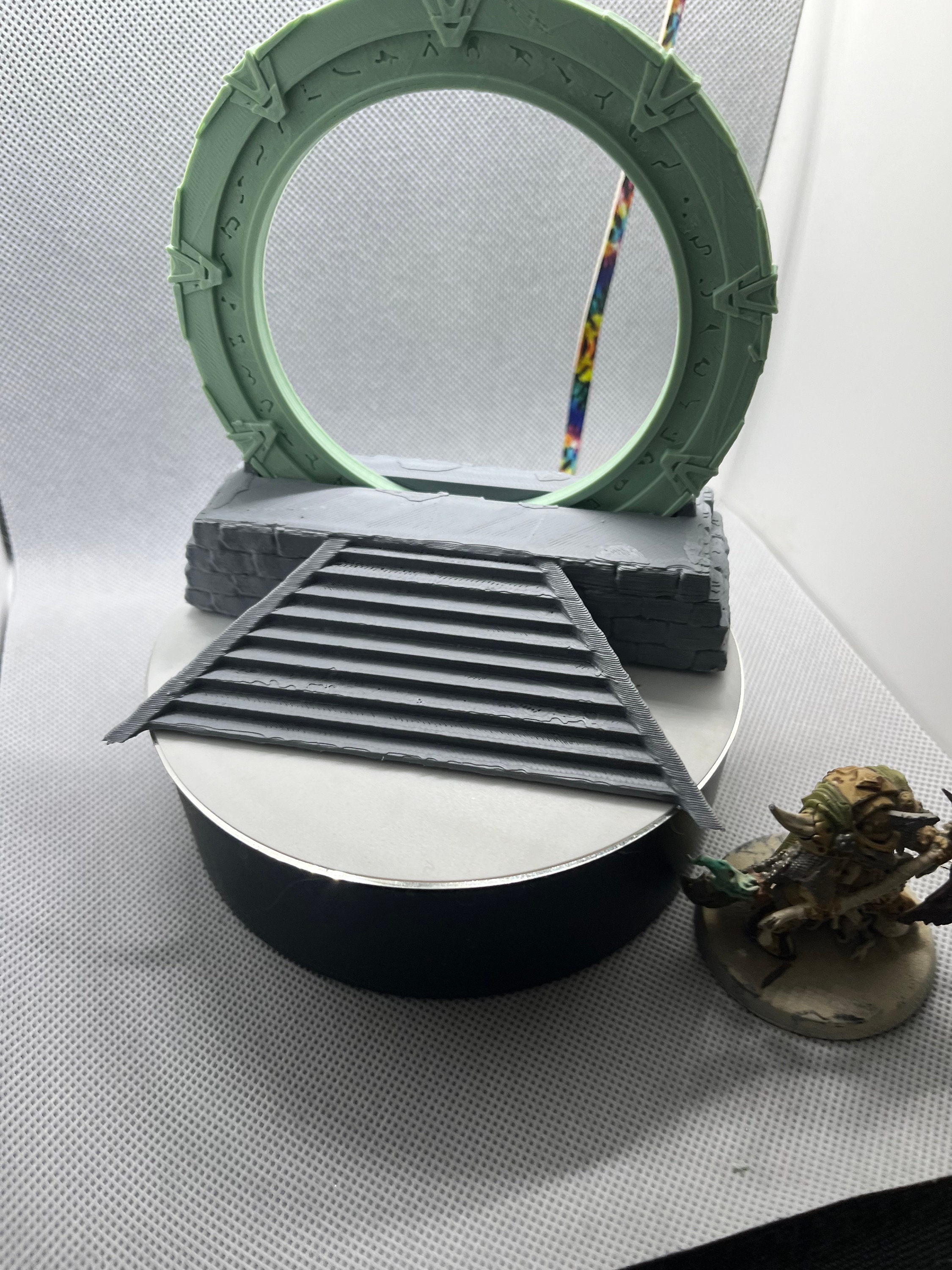 Necromantic Portal, Terrain Scenery For Tabletop 28mm Miniatures Wargame 3d Printed And Paintable Endertoys